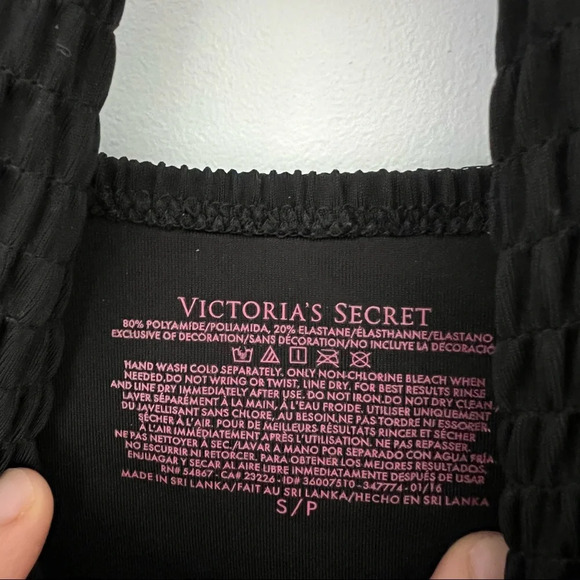 Victoria Secret lace up black bathing suit size S - Picture 13 of 13